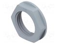 Nut; NPT1/2"; polyamide; 27mm; grey; Thread: inch,NPT; Entrelec TE Connectivity 1SNG607032R0000