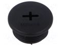 Stopper; M20; 1.5; IP68; polyamide; black; Entrelec; Thread: metric TE Connectivity 1SNG620018R0000