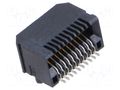 Connector: card edge; PIN: 20; SMT; on PCBs; 0.8mm SAMTEC MEC8-110-02-L-D