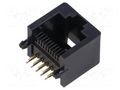 Connector: RJ50; socket; PIN: 10; 10p10c; THT; angled GCT MJ3420-11-0-2