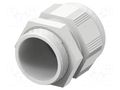 Cable gland; without nut; M40; 1.5; IP68; polyamide; light grey TE Connectivity 1SNG601124R0000