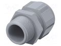 Cable gland; without nut; NPT3/4"; IP68; polyamide; grey; Entrelec TE Connectivity 1SNG601170R0000