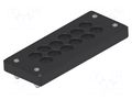 Multigate grommet; black; Holes no: 12; -40÷80°C; 5÷13mm; IP65 TE Connectivity 1SNG603004R0000