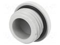 Stopper; PG7; IP68; polyamide; light grey; Entrelec; Thread: PG; 6mm TE Connectivity 1SNG620043R0000