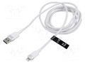 Cable; USB 2.0; Apple Lightning plug,USB A plug; nickel plated VENTION LANWH
