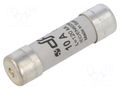 Fuse: fuse; 10A; 500VAC; 440VDC; gG; 14x51mm; copper; silver plated DF ELECTRIC B14X51SW-10A