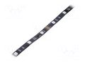 Programmable LED tape; RGB; 5050; LED/m: 30; 10mm; black PCB; IP20 IPIXEL LED S010030CB3SF/C5