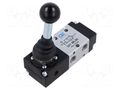 Mechanical valve; -0.9÷10bar; 3/2 NC; Thread: G 1/8"; 550l/min PNEUMAT 321-ML90