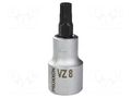Socket; 12-angles,socket spanner; Size: VZ8; 1/2"; 55mm PROXXON PR23321