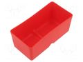 Container: cuvette; red; 55x110mm; 5pcs; KBS115; UNITE BOX KISTENBERG KBS115-3020