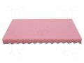 Dissipative foam; ESD; L: 355mm; W: 255mm; Thk: 15mm; polyurethane EUROSTAT GROUP ERS-262150012