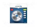 Circular saw; Ø: 165mm; Øhole: 30mm; W: 1.4mm; Teeth: 18 HÖGERT TECHNIK HT6D776