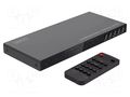 Switch; HDCP 1.4,HDMI 1.4; Support: 4K,HDCP,UHD 2160p; black DIGITUS DS-55345