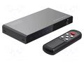 Switch; HDCP 2.2,HDMI 2.0; black; Out: HDMI socket DIGITUS DS-55331