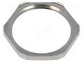Nut; with earthing; M32; brass; 36mm; Thread: metric; Pitch: 1.5 HELUKABEL HELU-90169