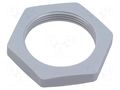 Nut; M32; 41mm; light grey; Thread: metric; Pitch: 1.5; KMK-PA-OB HELUKABEL HELU-94634