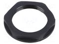Nut; M40; polyamide 6; 50mm; black; Thread: metric; Pitch: 1.5 HELUKABEL HELU-98168