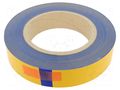 Tape: marking; blue; L: 50m; W: 50mm; self-adhesive; PVC FATH FA-0203T05055