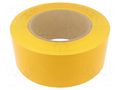 Tape: marking; yellow; L: 50m; W: 100mm; self-adhesive; PVC FATH FA-0203T10015