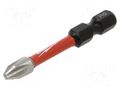 Screwdriver bit; Phillips; PH2; Kind: impact; Overall len: 50mm Milwaukee MW-4932430855