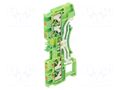 Splice terminal: rail; DS; for DIN rail mounting; spring clamp DEGSON ELECTRONICS DS1.5-QU-PE-01P-1C