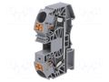 Splice terminal: rail; DS; for DIN rail mounting; spring clamp DEGSON ELECTRONICS DS16-01P-11
