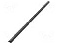 Closed cable trunkings; black; L: 1.1m; W: 33mm; H: 18mm; aluminium Goobay GOOBAY-90723