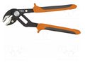 Pliers; for pipe gripping,adjustable; Pliers len: 250mm NEO TOOLS NEO-01-204