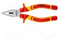 Pliers; insulated,universal; 160mm; Chrom-vanadium steel NEO TOOLS NEO-01-220