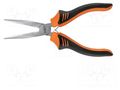 Pliers; straight,half-rounded nose,universal,elongated; 180mm NEO TOOLS NEO-01-253