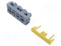 Case; push-in; ways: 2; polyamide 66; grey; Kit: holder; MAXIRELAY MTA 0101660