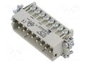 Connector: HDC; contact insert; male; EPIC H-A; PIN: 16; 16A; 250V LAPP 10540000