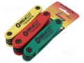 Wrench-set; inch,hex key,Torx®; Kit: 12587,12589,12634; 3pcs. BONDHUS BONDHUS-12533