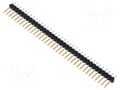 Connector: pin strips; pin header; male; PIN: 36; THT; 3A; 250V; 1x36 FISCHER ELEKTRONIK SL11.124.36.S