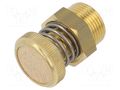 Sound suppression silencer; Thread: G 3/4" external; brass PNEUMAT 7050-3/4