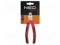 Pliers; side,cutting,insulated; 160mm; Chrom-vanadium steel NEO TOOLS NEO-01-525