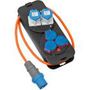 Camping distribution box with CEE plug / Brennenstuhl power distributor 16A for camping and permanent outdoor use IP44 (Camping power distributor with 1.50 m cable in orange ) 1151600030 4007123673803