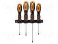 Kit: screwdrivers; Phillips,slot; PH1,PH2,SL 5.5,SL 6.5; 4pcs. NEO TOOLS NEO-04-191