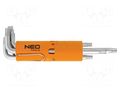 Wrench-set; Torx®; TX10,TX15,TX20,TX25,TX30,TX40,TX45,TX50 NEO TOOLS NEO-09-524