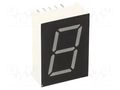 Display: LED; 7-segment; 20.4mm; 0.8"; No.char: 1; RGB; cathode OPTOSUPPLY OSL10801-LRGB