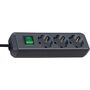 3-way grounded power strip Black TYPE F 1152300015 4007123249336
