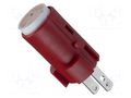 Illuminating unit; 16mm; A16; Illumin: LED; IP40; 5VAC; red; 5VDC OMRON A16-5DSR