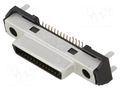 Connector: D-Sub; PIN: 27; socket; male; straight; THT; DH; 1mm HIROSE DH80-27P