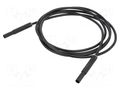 Test lead; 32A; banana plug 4mm,both sides; insulated; Len: 2m STÄUBLI SAK-4N-S25-20021