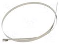 Cable tie; L: 1200mm; W: 12mm; acid resistant steel AISI 316 ABB YLS-12-1200B