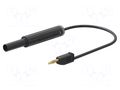 Test leads; 60VDC; 30VAC; 10A; banana socket 4mm,banana plug 2mm STÄUBLI AF-4A2A-F05-01521