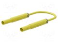 Test lead; 32A; banana plug 4mm,both sides; insulated; Len: 2m STÄUBLI SAK-4N-S25-20024