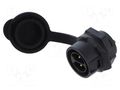 Connector: circular; socket; male; 02; 10A; 400V; PIN: 2; IP67 LUTRONIC 2430-02-T18-CB-100