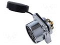 Connector: circular; socket; male; 02; 43A; 500V; PIN: 3; IP67 LUTRONIC 2820-08-TF1-CB