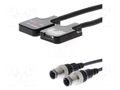 Sensor: photoelectric; Range: 500mm; PNP; DARK-ON; Usup: 12÷24VDC OMRON E3T-FT14-M1TJ-03M
